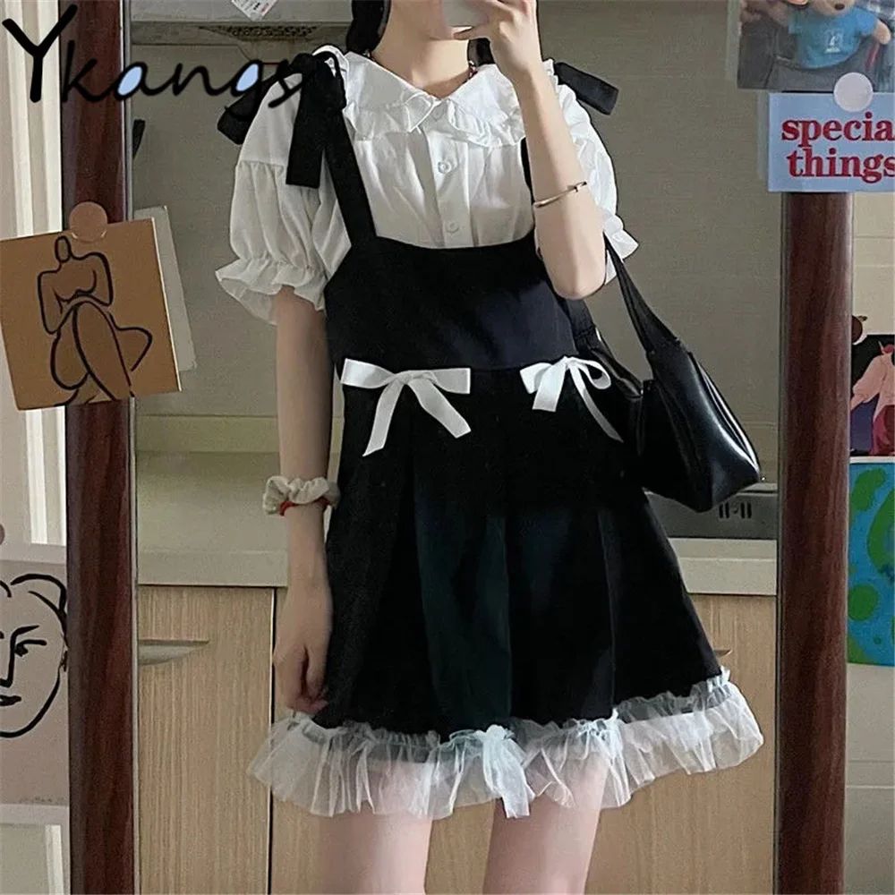 Шорты с широкими штанинами на шнуровке в стиле Харадзюку, милая черная одежда в стиле Лолита, милые брюки с оборками, в Корейском стиле препп...
Шорты с широкими штанинами на шнуровке в стиле Харадзюку, милая черная одежда в стиле Лолита, милые брюки с оборками, в Корейском стиле препп...