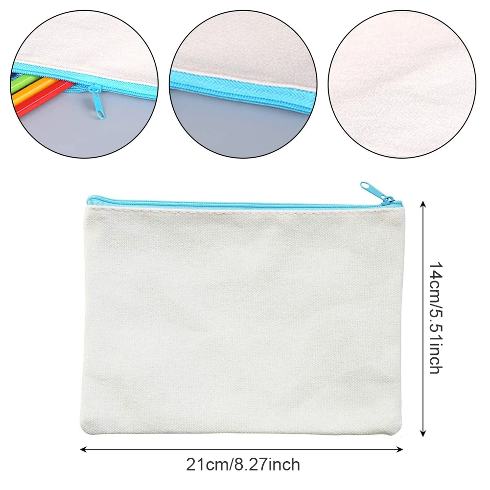 10PCS Fabric Pencil Bag Blank DIY Pencil Case Zipper Pouch Small Cosmetic Toiletry Bag Home Office Test Portable Organizers
10PCS Fabric Pencil Bag Blank DIY Pencil Case Zipper Pouch Small Cosmetic Toiletry Bag Home Office Test Portable Organizers