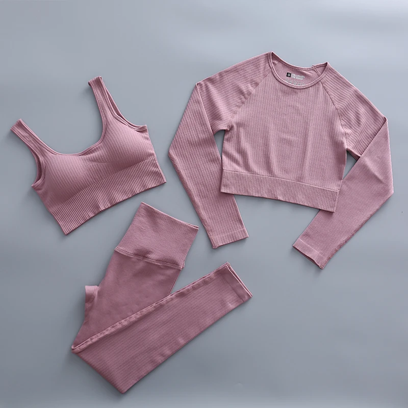 Fitness Bra Crop Women Sport Suit Gym Clothing Fitness Gym Set 3 Piece Sportswear Women Outfits Push Up Yoga Tracksuit Sexy Set
Fitness Bra Crop Women Sport Suit Gym Clothing Fitness Gym Set 3 Piece Sportswear Women Outfits Push Up Yoga Tracksuit Sexy Set