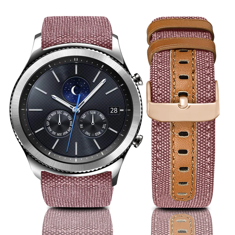 22mm 20mm Canvas Nylon Strap For Samsung Galaxy Watch 3 45mm 41mm Gear S3 Band For Galaxy 46mm 42mm Active 2 44mm 40mm Watchband
22mm 20mm Canvas Nylon Strap For Samsung Galaxy Watch 3 45mm 41mm Gear S3 Band For Galaxy 46mm 42mm Active 2 44mm 40mm Watchband