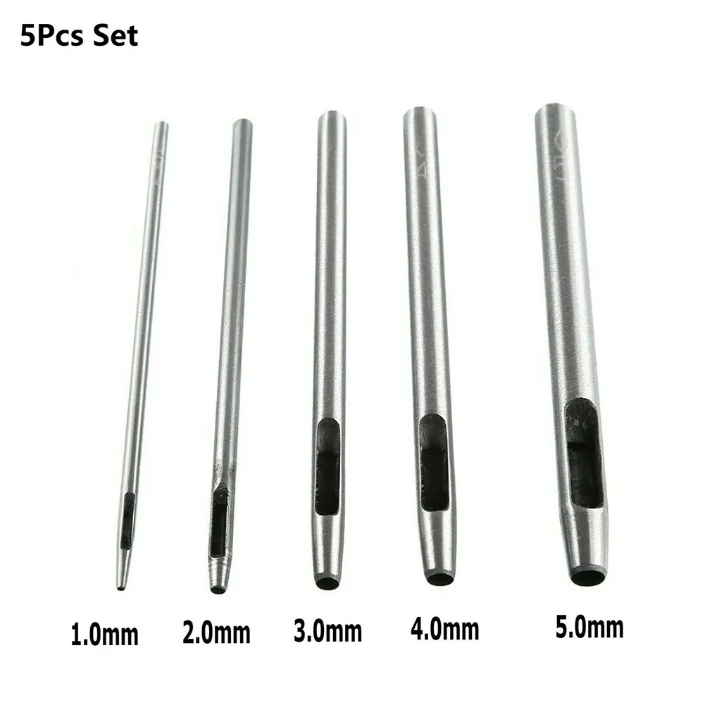 5PCS Hollow Punch Leather Hole Punch Set Puncher Tool Hand Tools Round Hole Or Belt Strap Hole Punch Set Leather Watchband
5PCS Hollow Punch Leather Hole Punch Set Puncher Tool Hand Tools Round Hole Or Belt Strap Hole Punch Set Leather Watchband