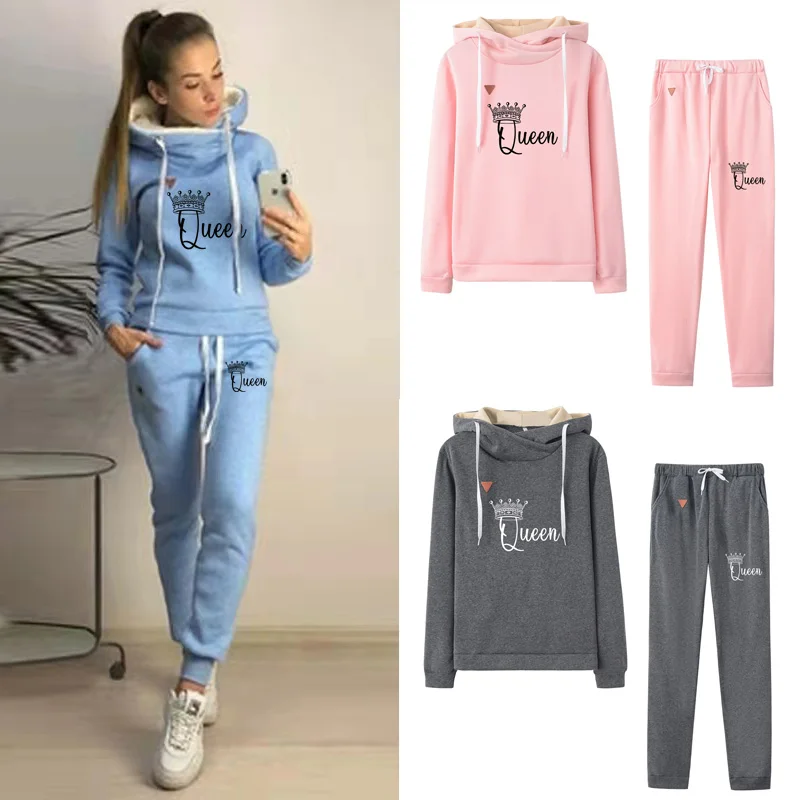 Tracksuit Women 2Pcs jogging suits for women Suit Tracksuits Fleece Lined Hoodies Pants Set
Tracksuit Women 2Pcs jogging suits for women Suit Tracksuits Fleece Lined Hoodies Pants Set
