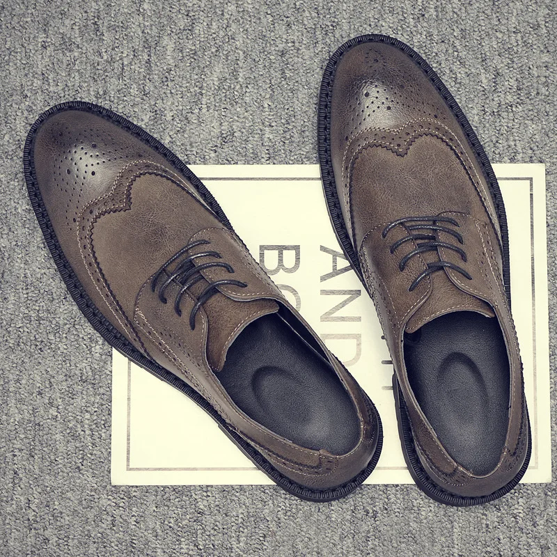 Mens Retro Oxford Shoes Handmade Men Dress Leather Shoes Fashion Men Flats Shoes Handmade Leather Business Men's Dress Shoes
Mens Retro Oxford Shoes Handmade Men Dress Leather Shoes Fashion Men Flats Shoes Handmade Leather Business Men's Dress Shoes