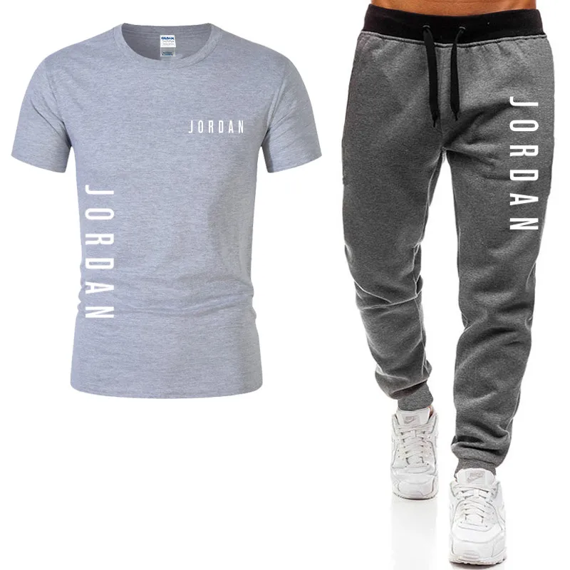 Summer New Sports Brand Casual Men's Sets Athletes Jogging Clothing Pure Cotton Short-Sleeved T-Shirts And Sports & Pants
Summer New Sports Brand Casual Men's Sets Athletes Jogging Clothing Pure Cotton Short-Sleeved T-Shirts And Sports & Pants