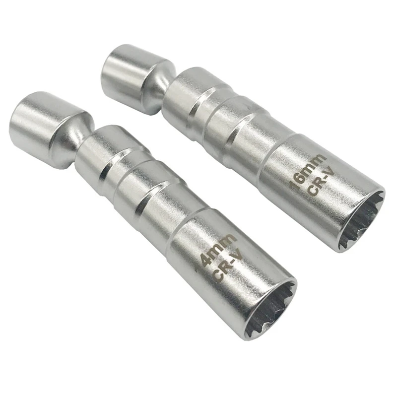 FOR 14mm/16mm Thin Wall Car Spark Plug Socket Universal Joint With Magnetic Flexible Socket Wrench Removal Tools
FOR 14mm/16mm Thin Wall Car Spark Plug Socket Universal Joint With Magnetic Flexible Socket Wrench Removal Tools