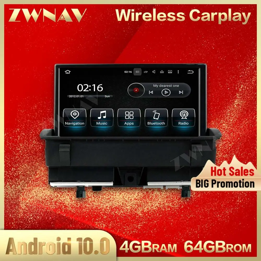 4G+64GB Android 10.0 screen Car multimedia player For Audi Q3 2011 2012 2013-2016 GPS Navi Auto audio radio stereo IPS head unit
4G+64GB Android 10.0 screen Car multimedia player For Audi Q3 2011 2012 2013-2016 GPS Navi Auto audio radio stereo IPS head unit
