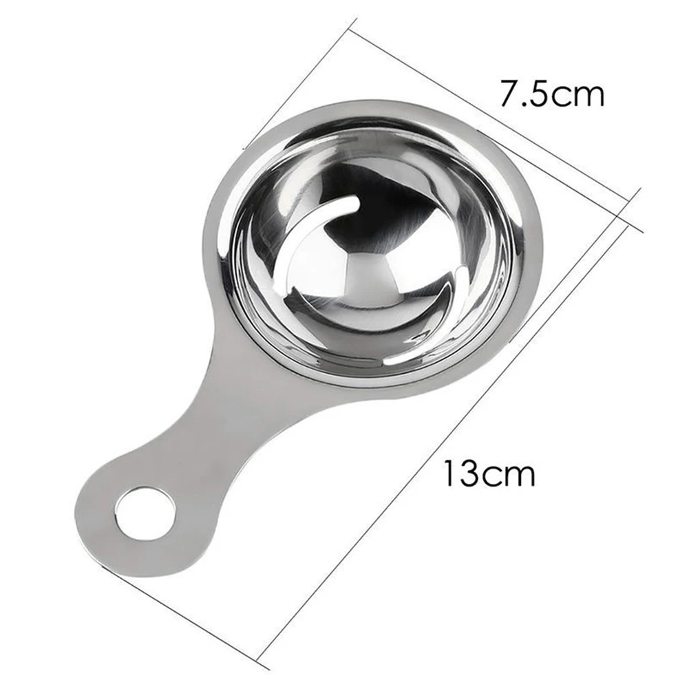 1pc Stainless Steel Egg Separator Yolk White Separator Convenience Gadgets Baking Tools For Kitchen Cakes Baking Tools
1pc Stainless Steel Egg Separator Yolk White Separator Convenience Gadgets Baking Tools For Kitchen Cakes Baking Tools