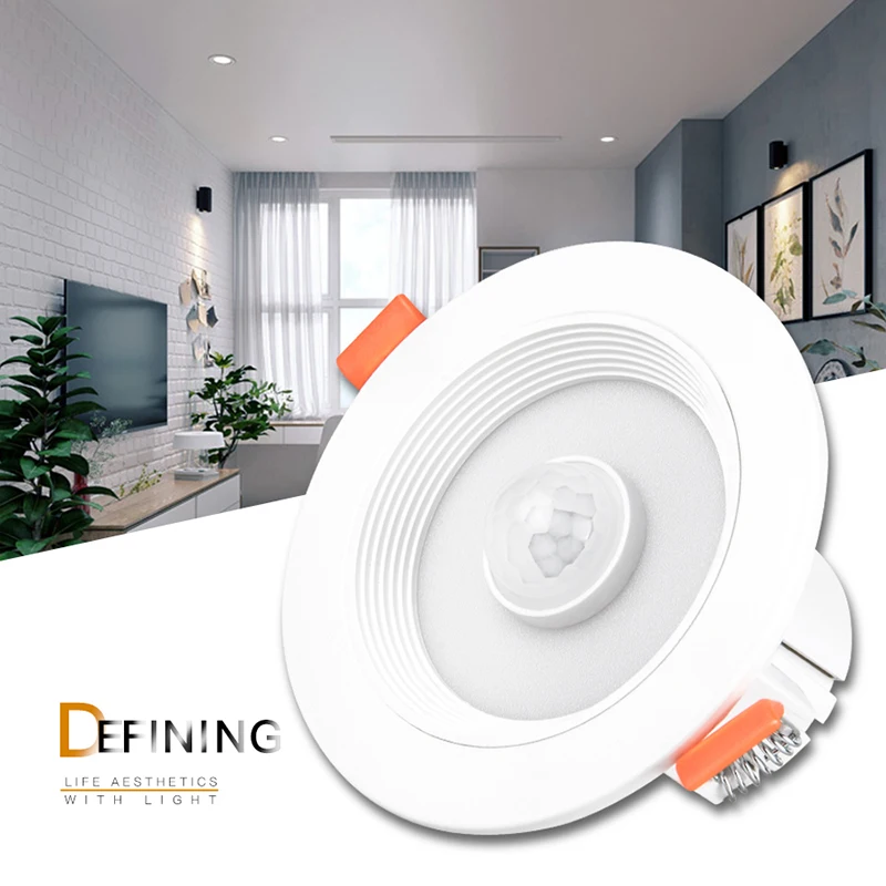 EeeToo PIR Motion Sensor Night Light 20W 15W 10W 5W LED Downlight Ceiling Lamp 85-265V Infrared Down Light Indoor Home Lighting
EeeToo PIR Motion Sensor Night Light 20W 15W 10W 5W LED Downlight Ceiling Lamp 85-265V Infrared Down Light Indoor Home Lighting