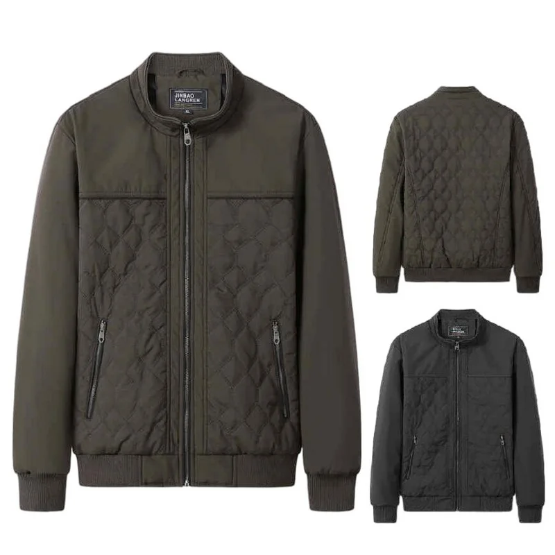 Men Fashion Plaid Stand Collar Jacket Male Keep Warm Parkas Outdoor Coat Bomber Jacket Baseball Coat
Men Fashion Plaid Stand Collar Jacket Male Keep Warm Parkas Outdoor Coat Bomber Jacket Baseball Coat