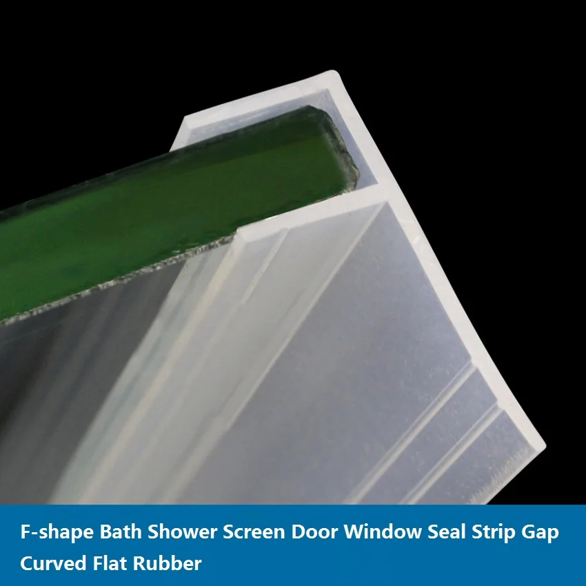 F-shape Bath Shower Screen Door Window Seal Strip Gap Weatherstrip Curved Flat Rubber,For 6/8/10/12mm Thickness Glass
F-shape Bath Shower Screen Door Window Seal Strip Gap Weatherstrip Curved Flat Rubber,For 6/8/10/12mm Thickness Glass