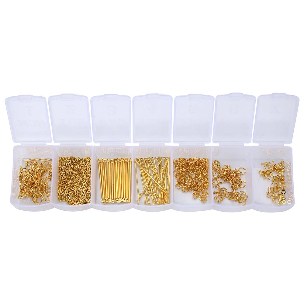Jewelry Making Kit Set Metal Iron Gold Color Open Jump Rings Earring Hook Head Pins Earring Making Diy Jewelry Tools Accessories
Jewelry Making Kit Set Metal Iron Gold Color Open Jump Rings Earring Hook Head Pins Earring Making Diy Jewelry Tools Accessories