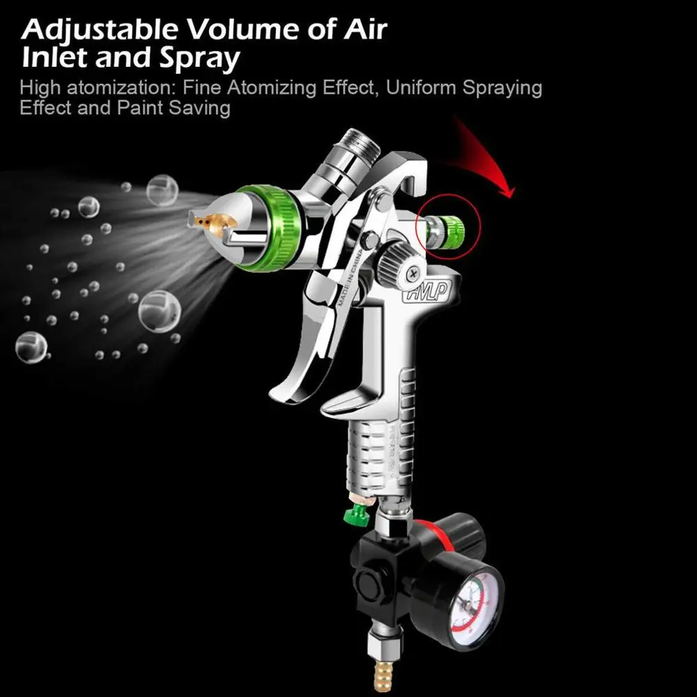 Hvlp Spray Tool Automatic Sprayer 2.5mm Painting Tools For Automobile Furniture With Pressure Regulating Valve
Hvlp Spray Tool Automatic Sprayer 2.5mm Painting Tools For Automobile Furniture With Pressure Regulating Valve