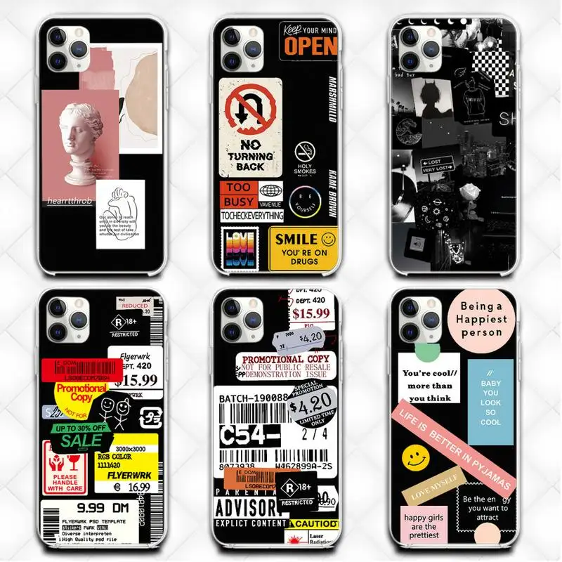 Coque Black Case Retro Bar Code Label Cover Phone Case Transparent Case For Iphone6 6s 7 8 Plus XR X XS XSmax 11 12 Pro Mini Max
Coque Black Case Retro Bar Code Label Cover Phone Case Transparent Case For Iphone6 6s 7 8 Plus XR X XS XSmax 11 12 Pro Mini Max