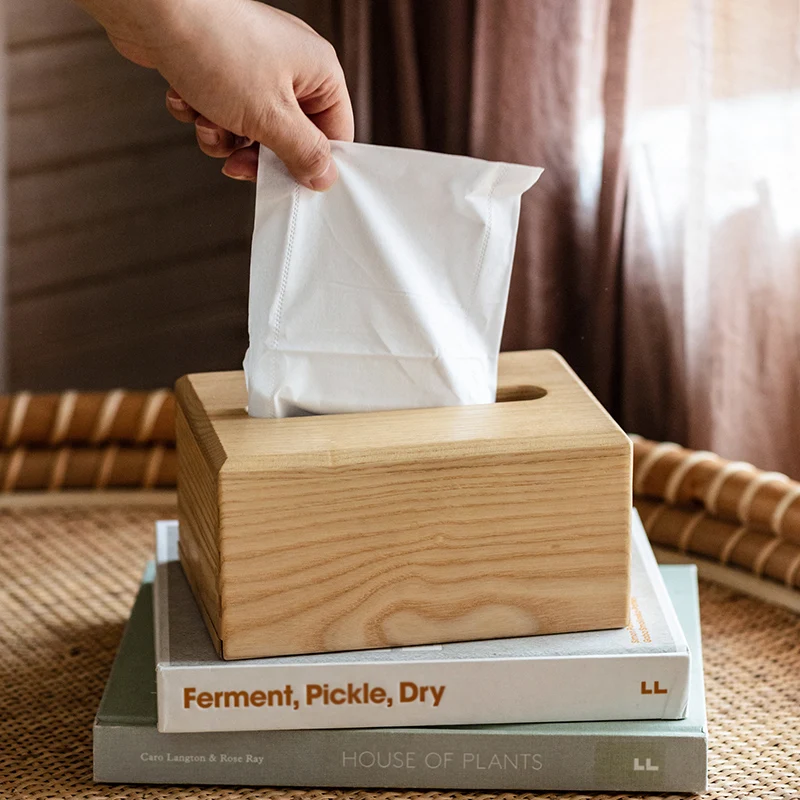 Solid Wood Tissue Box Roll Paper Storage Box Hotel Light Luxury High-End Office Living Room Napkin Paper Extraction Box 
Solid Wood Tissue Box Roll Paper Storage Box Hotel Light Luxury High-End Office Living Room Napkin Paper Extraction Box