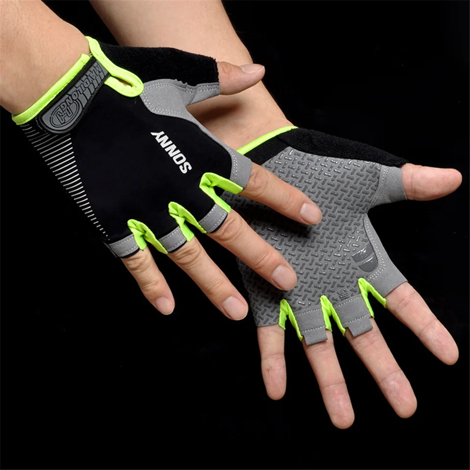 Men Women Sports Cycling Gloves Spring Autumn Outdoor Anti-slip Sunscreen Breathable Fitness MTB Road Bicycle Gloves Half Finger
Men Women Sports Cycling Gloves Spring Autumn Outdoor Anti-slip Sunscreen Breathable Fitness MTB Road Bicycle Gloves Half Finger