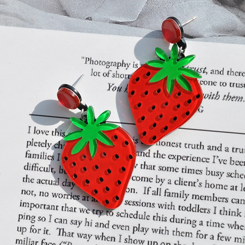 2021 Summer Colorful Fruit Series Earrings Watermelon Strawberry Lemon Kiwi Fashion Personality Stud Earrings Jewelry
2021 Summer Colorful Fruit Series Earrings Watermelon Strawberry Lemon Kiwi Fashion Personality Stud Earrings Jewelry