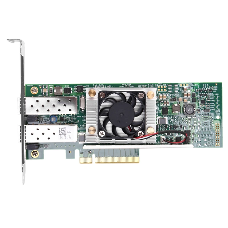 Сетевая карта Ethernet 10 Гб PCI Express 8X-(для контроллера Broadcom BCM57810S) двойной SFP + адаптер