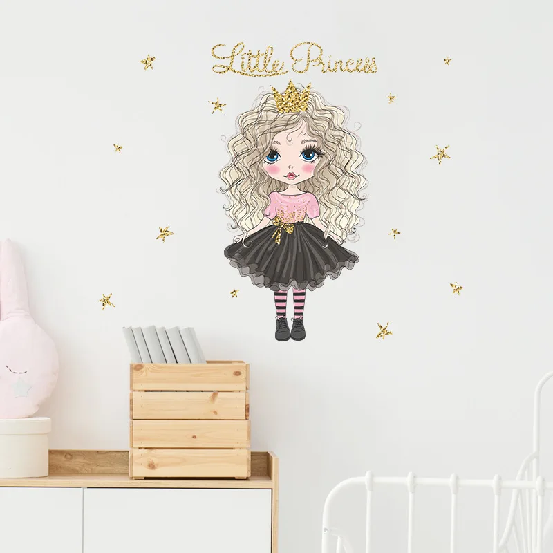 Personality curly hair little princess bedroom living room landscaping decoration wall stickers interior decoration wall decals
Personality curly hair little princess bedroom living room landscaping decoration wall stickers interior decoration wall decals