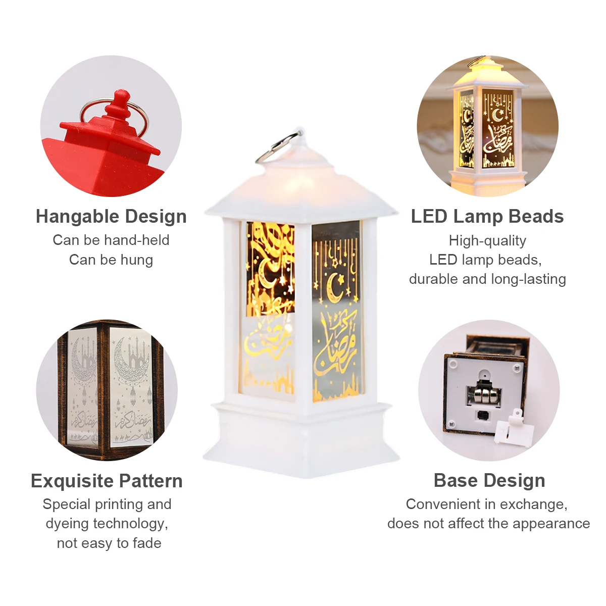 New Wind Lights Ramadan Lantern LED Decoration for Home Scene Holiday Gifts Handicraft Ornaments Islam Muslim Party EID Mubarak
New Wind Lights Ramadan Lantern LED Decoration for Home Scene Holiday Gifts Handicraft Ornaments Islam Muslim Party EID Mubarak