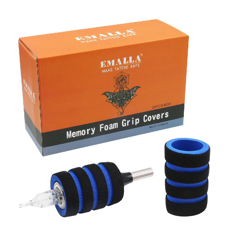 20pcs/box Memory Foam tattoo Grip cover Tattoo cartridge Grip Cover tattoo tubes Grip 22mm For disposable tattoo grips cartucho
20pcs/box Memory Foam tattoo Grip cover Tattoo cartridge Grip Cover tattoo tubes Grip 22mm For disposable tattoo grips cartucho