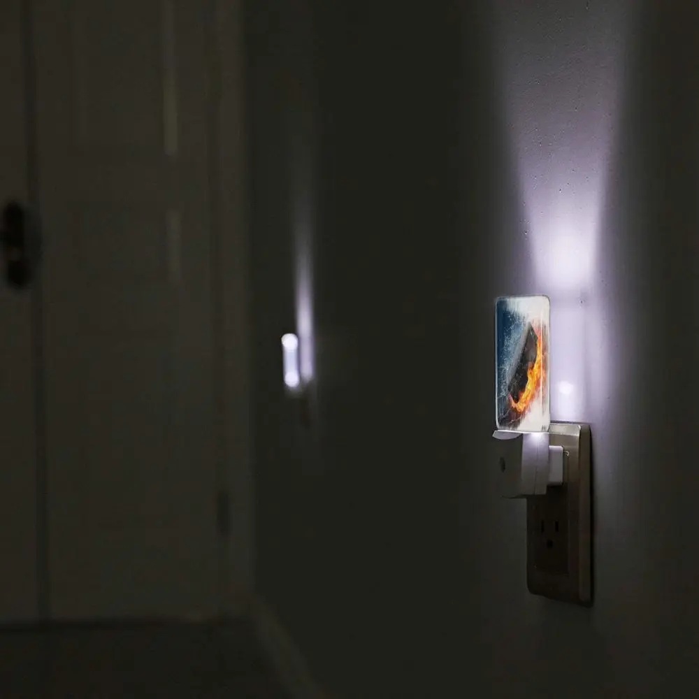 Hockey Puck In Fire And Water Led Night Light Plug in Dusk to Dawn Suitable for Bathroom Hallway Nursery Bedroom Stairs Kitchen
Hockey Puck In Fire And Water Led Night Light Plug in Dusk to Dawn Suitable for Bathroom Hallway Nursery Bedroom Stairs Kitchen