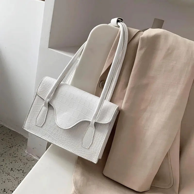 Vintage PU Leather Handbags for Women Retro Simple Crocodile Pattern Ladies Shoulder Bag Soild Colour Female Small Tote Bolsa
Vintage PU Leather Handbags for Women Retro Simple Crocodile Pattern Ladies Shoulder Bag Soild Colour Female Small Tote Bolsa