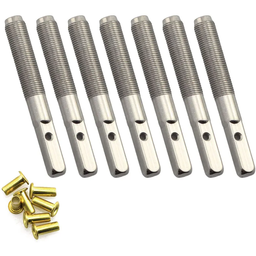 Tuning Pins With L-Shape Tuning Wrench For Lyre Harp Strings Primitive Stringed Instruments Silver 7PCS Harp Tuning Pins
Tuning Pins With L-Shape Tuning Wrench For Lyre Harp Strings Primitive Stringed Instruments Silver 7PCS Harp Tuning Pins