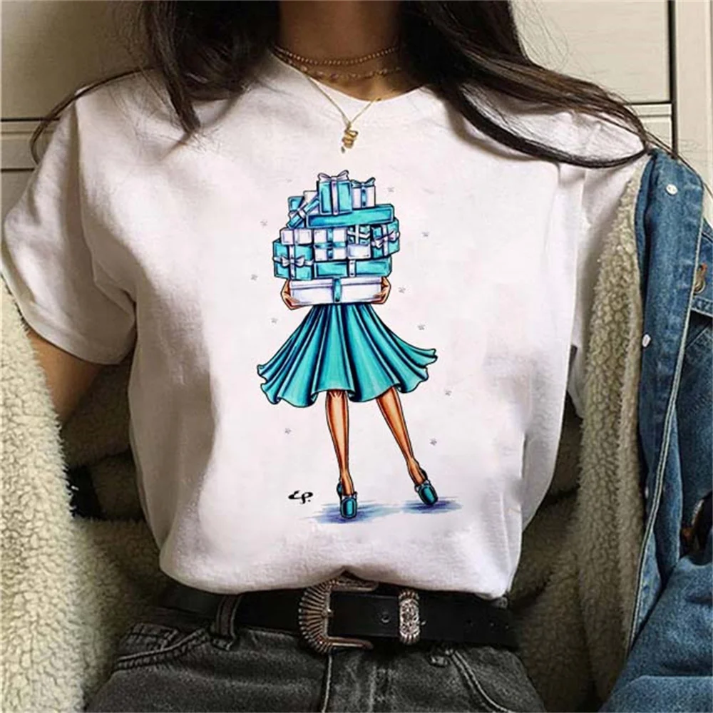 2022 White T-shirts Christmas Printed Casual Slim Summer Tee Harajuku Short Sleeve Tops Xmas Gift for Women Plus Size XXS-4XL 
2022 White T-shirts Christmas Printed Casual Slim Summer Tee Harajuku Short Sleeve Tops Xmas Gift for Women Plus Size XXS-4XL