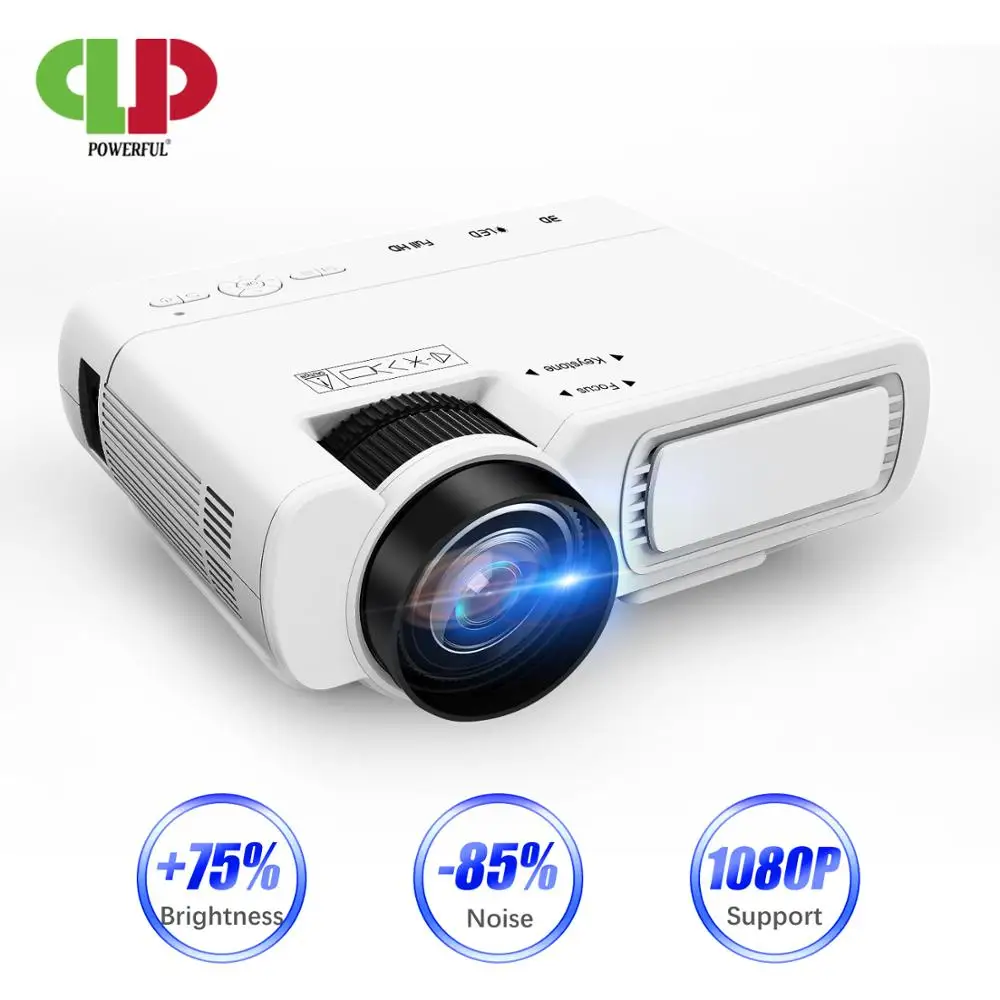 POWERFUL T5 mini Projector 800*600dpi Support 1080P 2600lumens Android 6.0 Optional Wireless Sync Display For Phone Home Cinema
POWERFUL T5 mini Projector 800*600dpi Support 1080P 2600lumens Android 6.0 Optional Wireless Sync Display For Phone Home Cinema