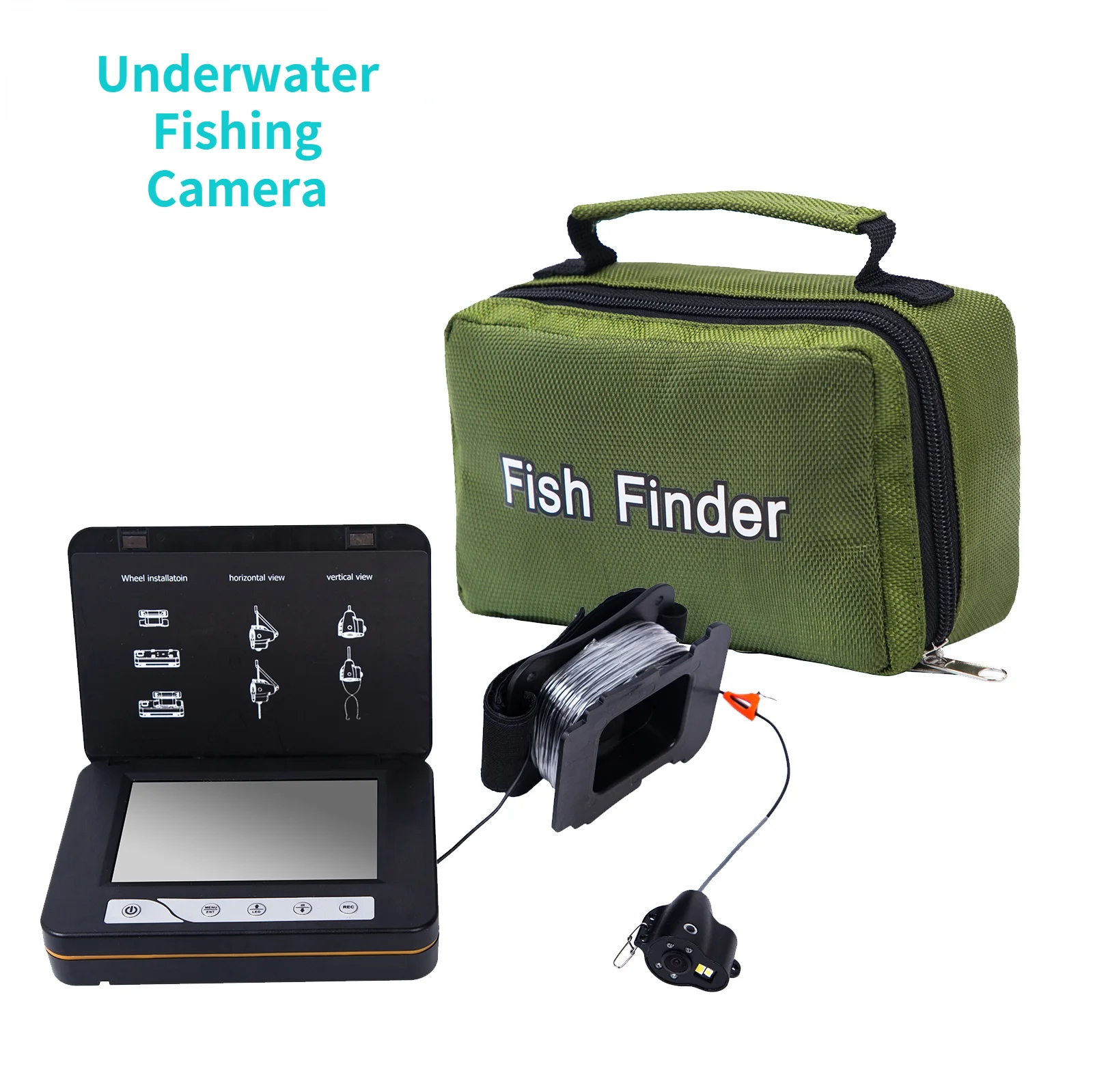 video Fish Finder 5 Inch IPS LCD Monitor Camera Kit For Winter Underwater Ice Fishing Manual Backlight Boy/Men's Gift
video Fish Finder 5 Inch IPS LCD Monitor Camera Kit For Winter Underwater Ice Fishing Manual Backlight Boy/Men's Gift