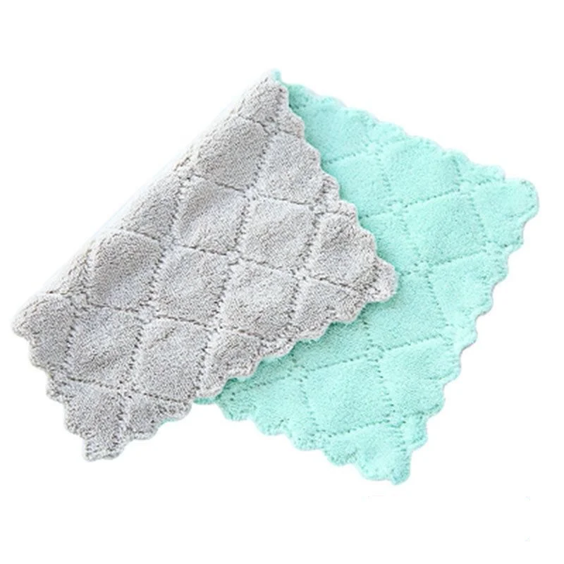 5Pcs Super Absorbent Microfiber Kitchen Dish Cloth Double-sided Scouring Pad Rags Cleaning Towel Dishcloth Soft Tool Wipes Wash
5Pcs Super Absorbent Microfiber Kitchen Dish Cloth Double-sided Scouring Pad Rags Cleaning Towel Dishcloth Soft Tool Wipes Wash