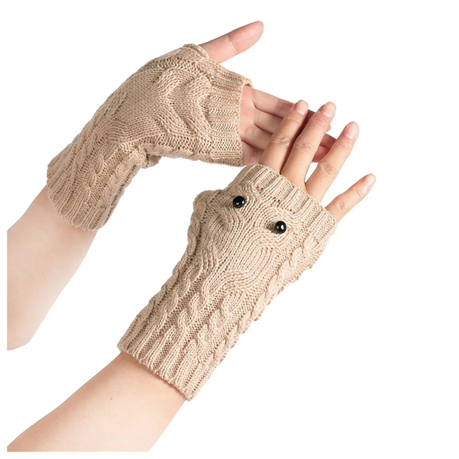 Half Finger Gloves For Women Winter Knitted Solid Arm Crochet Soft Warm Mittens Unisex Cute Pattern Plush Fingerless Gloves
Half Finger Gloves For Women Winter Knitted Solid Arm Crochet Soft Warm Mittens Unisex Cute Pattern Plush Fingerless Gloves