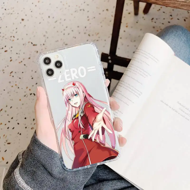 Zero Two Darling in the FranXX Anime Phone Case Transparent for iPhone 11 12 mini pro XS MAX 8 7 6 6S Plus X 5S SE 2020 XR
Zero Two Darling in the FranXX Anime Phone Case Transparent for iPhone 11 12 mini pro XS MAX 8 7 6 6S Plus X 5S SE 2020 XR