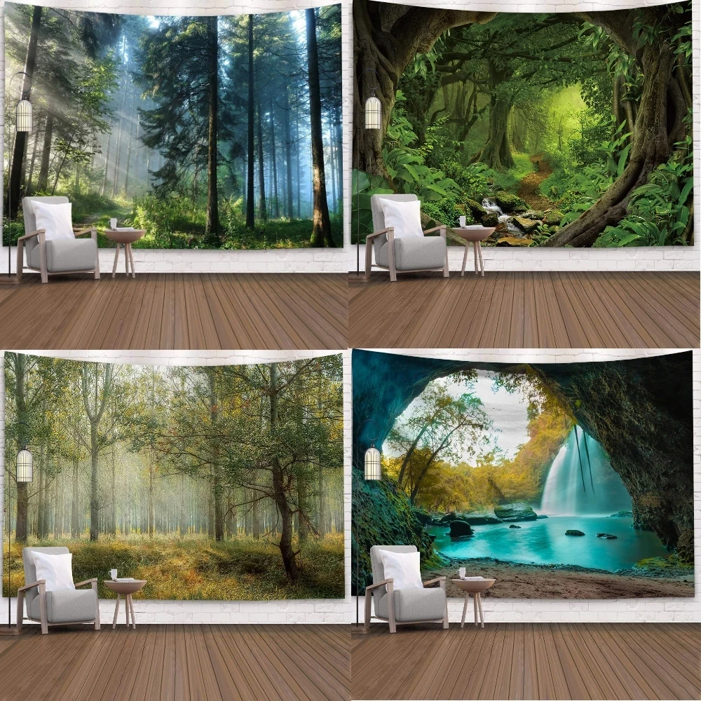 Forest Scenery Tapestry Forest Plant Landscape Printed Large Wall Tapestries Cheap Hippie Wall Hanging Bohemian Wall Art Decor
Forest Scenery Tapestry Forest Plant Landscape Printed Large Wall Tapestries Cheap Hippie Wall Hanging Bohemian Wall Art Decor