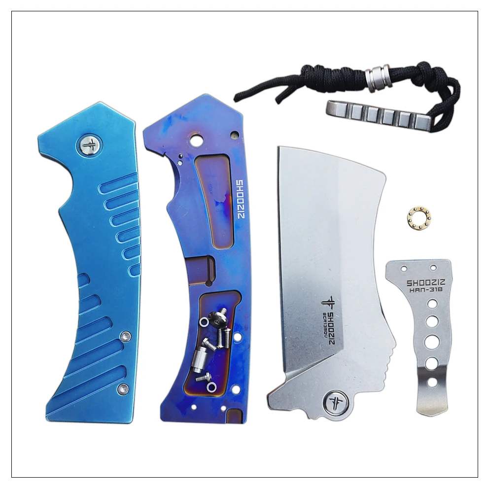 SHOOZIZ HAN318 Outdoor EDC folding knife Stainless steel handle 8CR13MOV steel blade pocket knife camping hunting knives
SHOOZIZ HAN318 Outdoor EDC folding knife Stainless steel handle 8CR13MOV steel blade pocket knife camping hunting knives