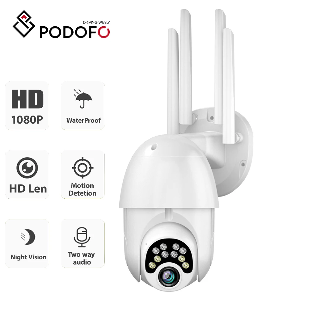 IP-камера видеонаблюдения Podofo, 1080P, Wi-Fi, 2 МП
IP-камера видеонаблюдения Podofo, 1080P, Wi-Fi, 2 МП