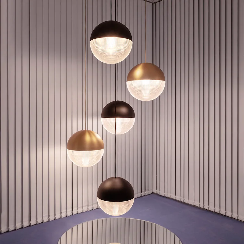 Nordic Simple Hemisphere Bedroom Bedside Chandelier Post-Modern Creative Restaurant Bar Counter Study Art Small Droplight 
Nordic Simple Hemisphere Bedroom Bedside Chandelier Post-Modern Creative Restaurant Bar Counter Study Art Small Droplight