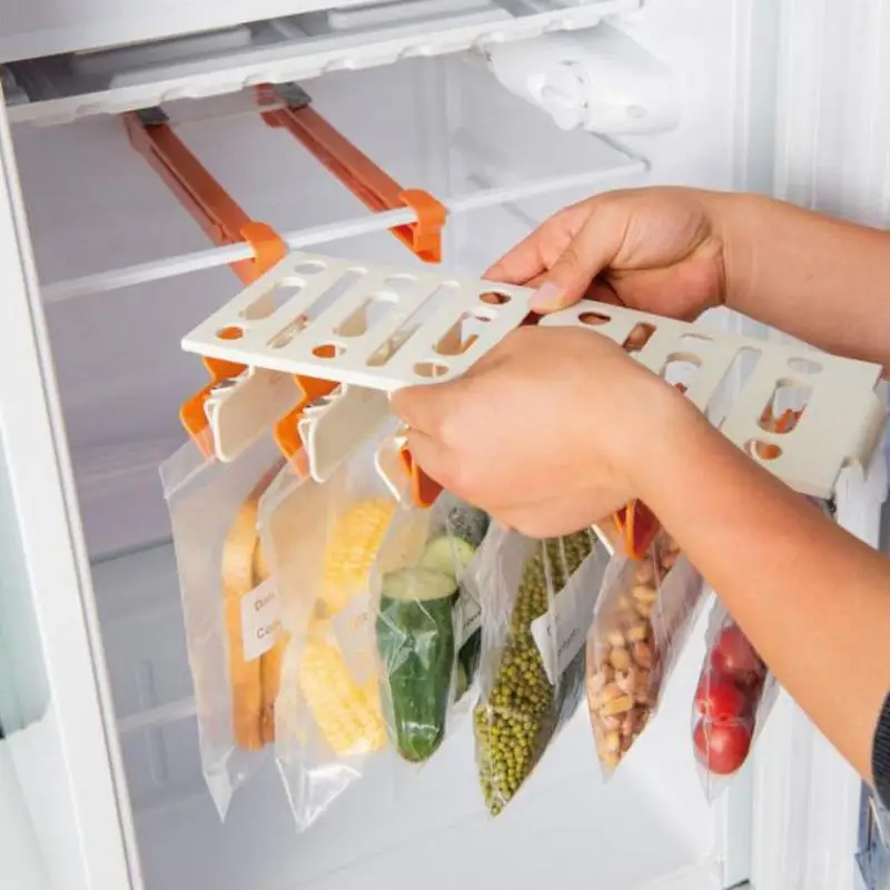 Refrigerator Storage Rack Food Snack Sealing Bag Clips Refrigerator Organizer Drawer For Sealer Clamp Hanging Kitchen Storage
Refrigerator Storage Rack Food Snack Sealing Bag Clips Refrigerator Organizer Drawer For Sealer Clamp Hanging Kitchen Storage