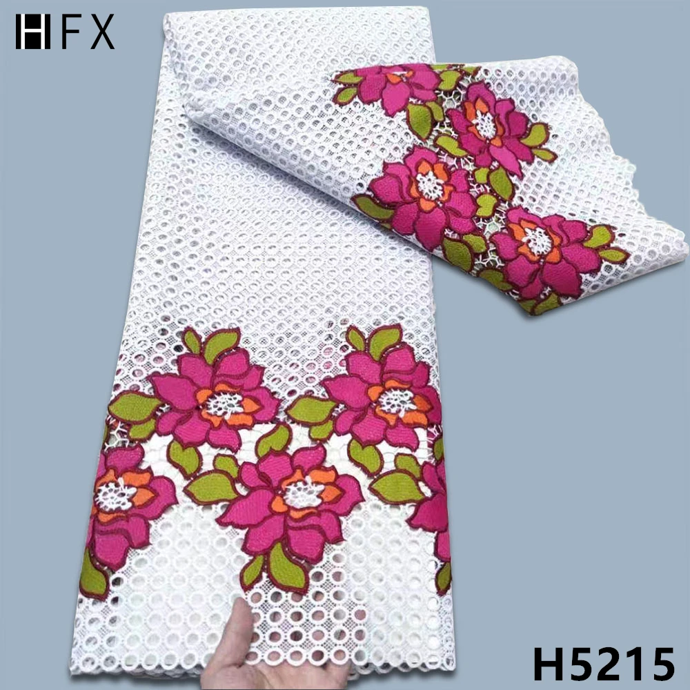 Гипюровая кружевная ткань HFX, высокое качество, французский Корд, кружевная ткань, африканская кружевная ткань для свадебной вечеринки H5215
Гипюровая кружевная ткань HFX, высокое качество, французский Корд, кружевная ткань, африканская кружевная ткань для свадебной вечеринки H5215