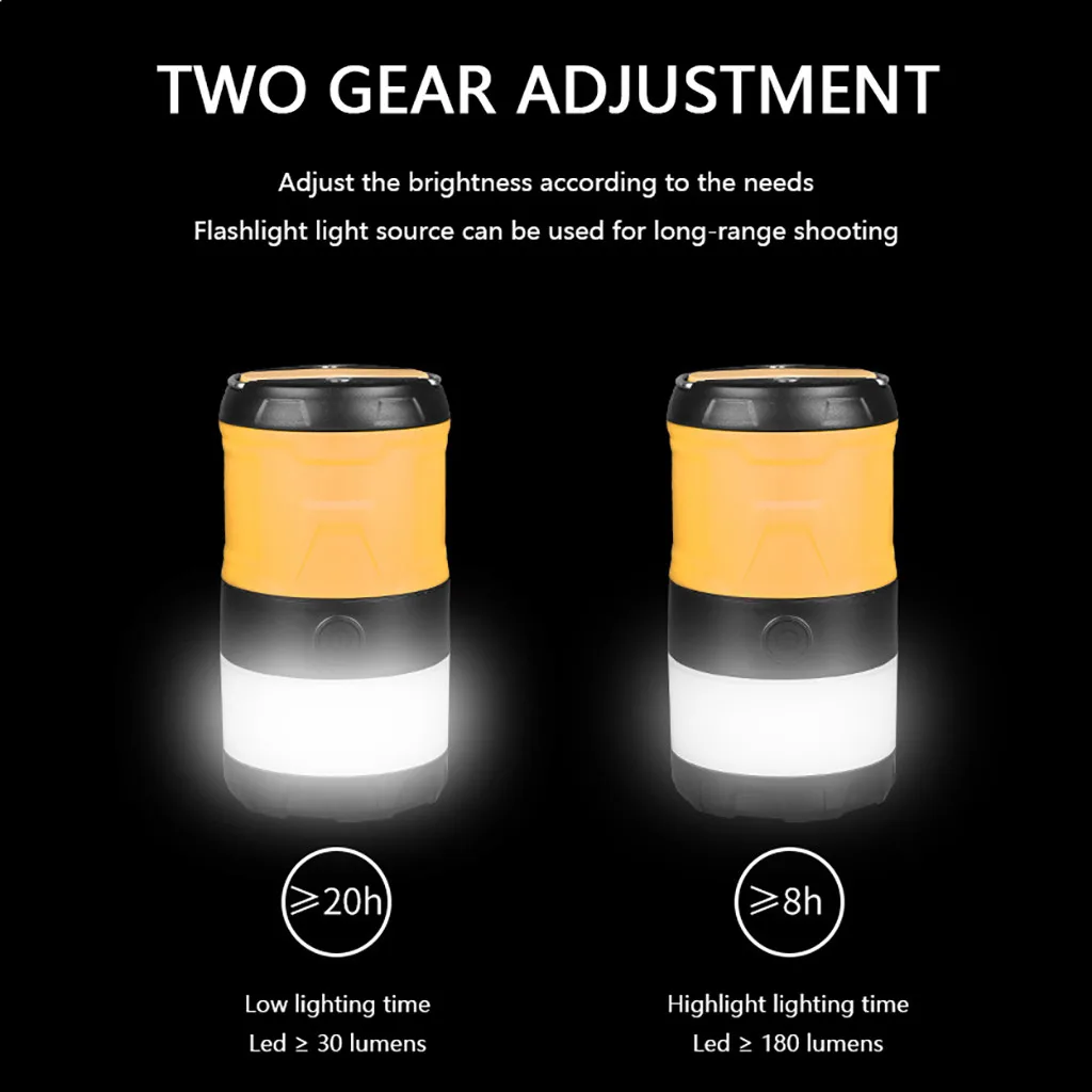 Mosquito lamp Camping Lantern 3 in 1 Stretchable Led Lantern Camping Light Brightness Camping Lamp Rechargeable Lantern Mute