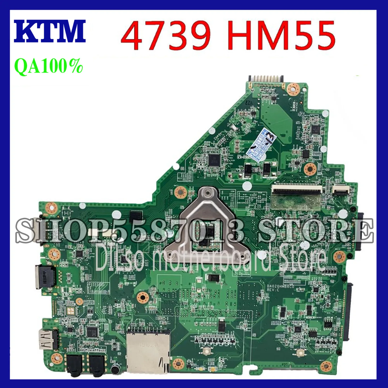 KEFU DA0ZQHMB6C0 Motherboard For Acer aspire 4339 4739 Laptop Motherboard Test HM55 DDR3 original Mainboard
KEFU DA0ZQHMB6C0 Motherboard For Acer aspire 4339 4739 Laptop Motherboard Test HM55 DDR3 original Mainboard