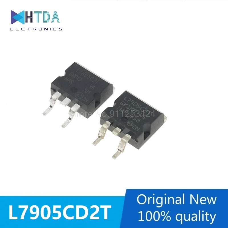 5pcs/lot TO-263 L7905CD2T L7905CD2 L7905C2T In Stock 
5pcs/lot TO-263 L7905CD2T L7905CD2 L7905C2T In Stock