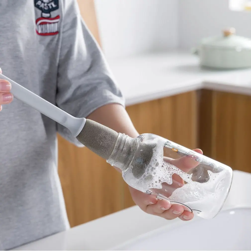 Water Bottle Brush Long-Lasting Sponge Safe On Multiple Water Bottles Washable Lightweight Cleaning Brush
Water Bottle Brush Long-Lasting Sponge Safe On Multiple Water Bottles Washable Lightweight Cleaning Brush