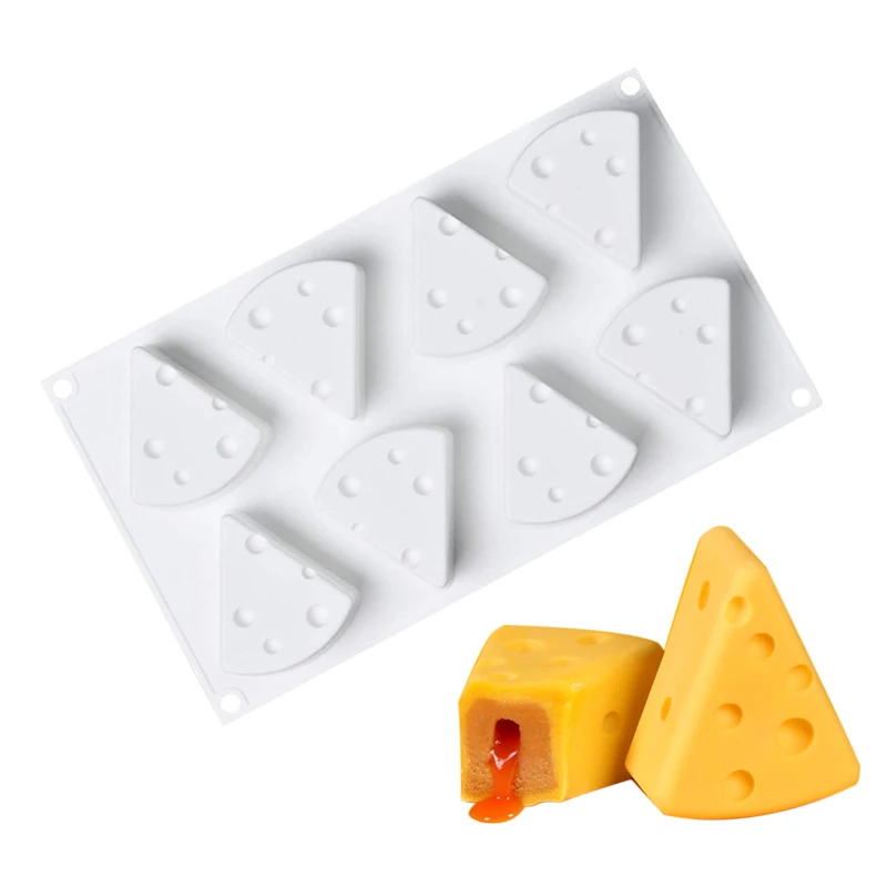 3D Cheese Silicone Baking Mold Mousse Cake Mold Brownies Homemade Soap Mold Non Stick Chocolate Pan Baking French Dessert Tools
3D Cheese Silicone Baking Mold Mousse Cake Mold Brownies Homemade Soap Mold Non Stick Chocolate Pan Baking French Dessert Tools