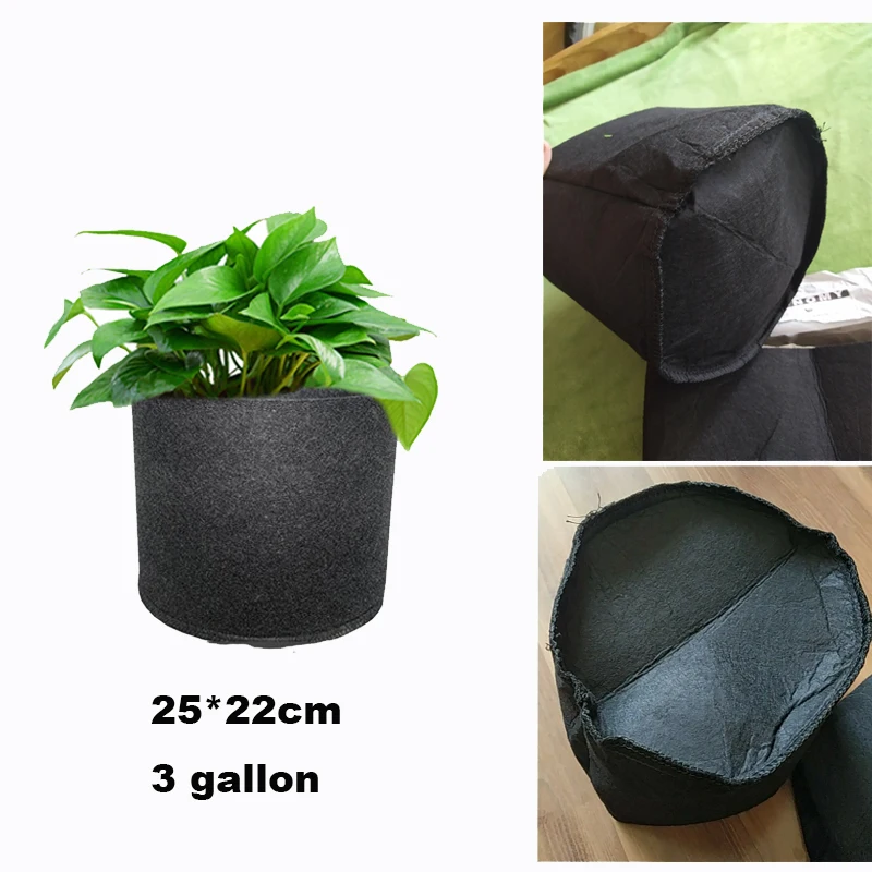 3 Gallon Fabric Grow Bags Plant Flower Pot Breathable Pots Planter Root Pouch Container Plant Pots Home Garden Supplies 
3 Gallon Fabric Grow Bags Plant Flower Pot Breathable Pots Planter Root Pouch Container Plant Pots Home Garden Supplies