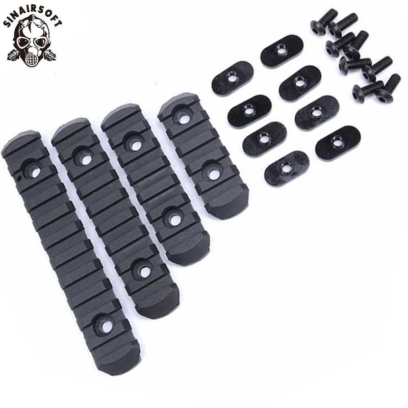 SINAIRSOFT Element 4 шт. тактический страйкбольный полимер Picatinny Rail для стрельбы пейнтбола