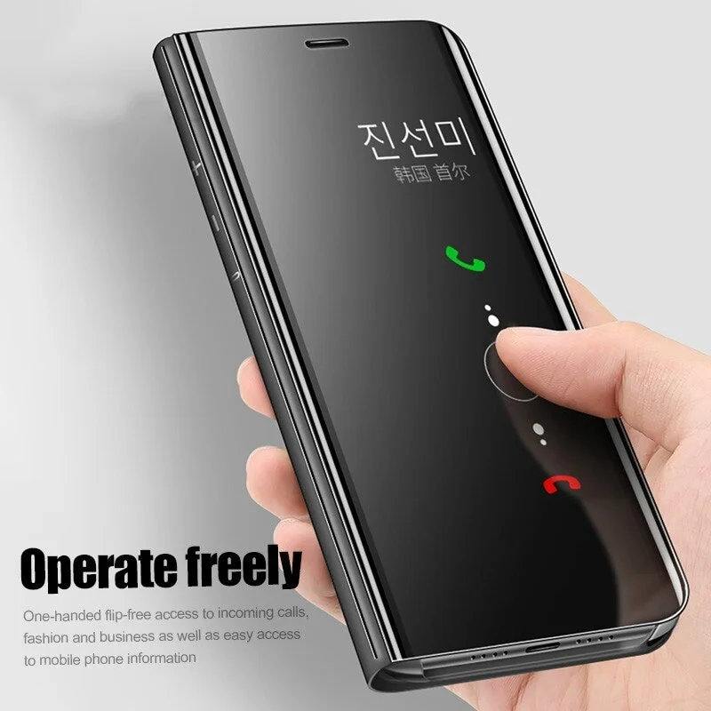 For Samsung Galaxy A8 Plus Star A8S Electroplating Mirror Phone Case for A9 A6S Vertical Bracket Protective Flip Holster
For Samsung Galaxy A8 Plus Star A8S Electroplating Mirror Phone Case for A9 A6S Vertical Bracket Protective Flip Holster