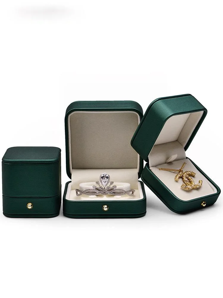 Oirlv New Light Luxury Dark Green Silky Leather Wedding Jewelry Box Necklace Bracelet Ring Gift Box Jewelry Organizer Packaging
Oirlv New Light Luxury Dark Green Silky Leather Wedding Jewelry Box Necklace Bracelet Ring Gift Box Jewelry Organizer Packaging