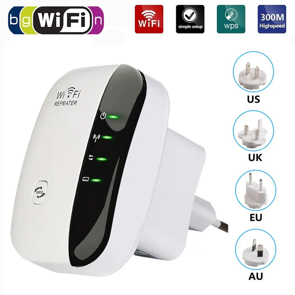 NEWWireless WiFi Repeater Extender 300Mbps Wi-Fi Amplifier 802.11N/B/G Booster Repetidor Wi fi Reapeter Access Point US/UK/EU/AU
NEWWireless WiFi Repeater Extender 300Mbps Wi-Fi Amplifier 802.11N/B/G Booster Repetidor Wi fi Reapeter Access Point US/UK/EU/AU