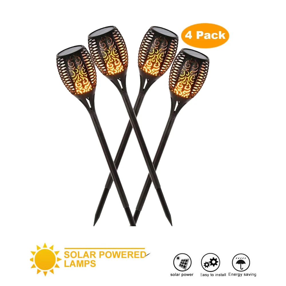 4 pcs LED Solar Flame Light Lamp Flickering Waterproof Garden Decoration Landscape Lawn Lamp Path Lighting Torch Outdoor Spotlig
4 pcs LED Solar Flame Light Lamp Flickering Waterproof Garden Decoration Landscape Lawn Lamp Path Lighting Torch Outdoor Spotlig